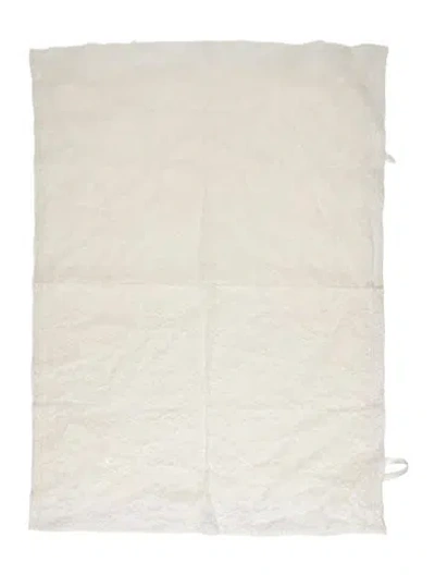 Pre-owned Pratesi Lace Pillow Sham In Neutral