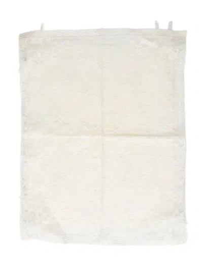 Pre-owned Pratesi Lace Pillow Sham In Neutral