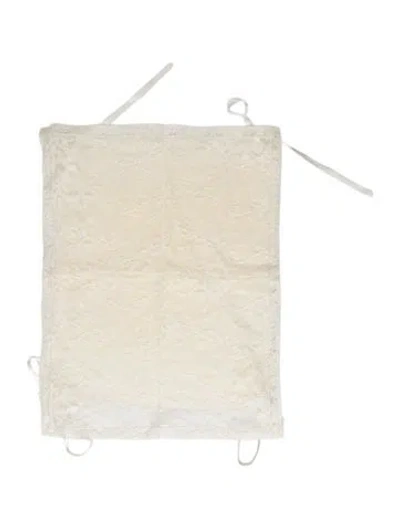 Pre-owned Pratesi Lace Pillow Sham In Neutral