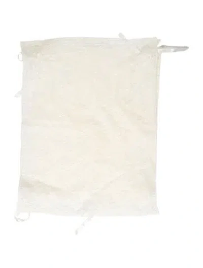 Pre-owned Pratesi Lace Pillow Sham In Neutral