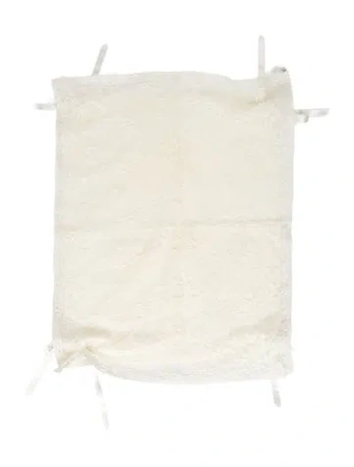 Pre-owned Pratesi Lace Pillow Sham In Neutral