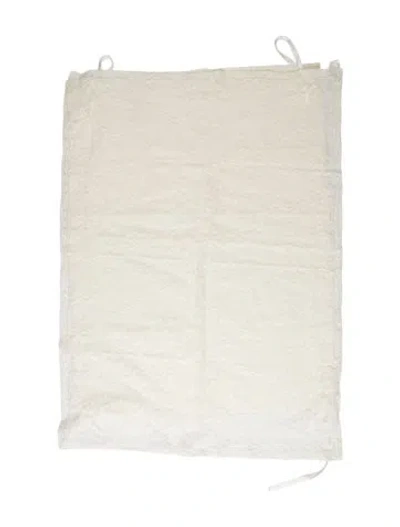 Pre-owned Pratesi Lace Pillow Sham In Neutral