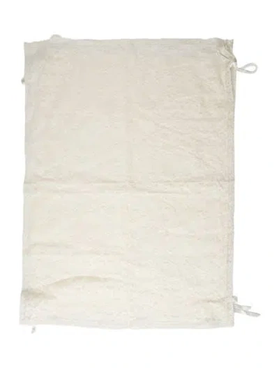 Pre-owned Pratesi Lace Pillow Sham In Neutral