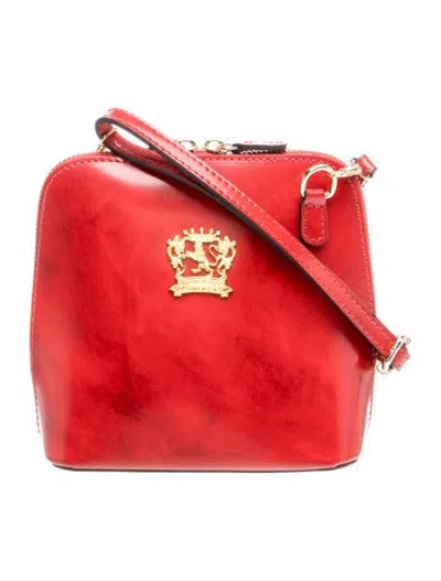 Pre-owned Pratesi Leather Crossbody Bag In Red