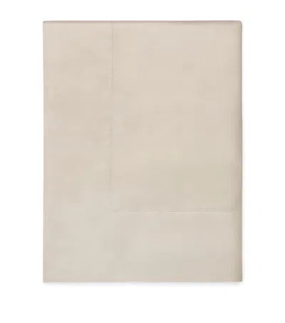 Pratesi Lucente Super King Flat Sheet In Beige