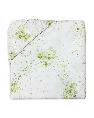 Pratesi M'ama Non M'ama Fitted Sheet, Queen In Green