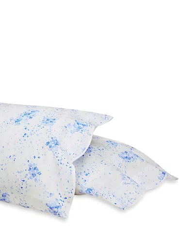 Pratesi M'ama Non M'ama Queen Pillowcase Set In Blue