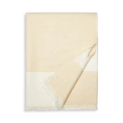 Pratesi Marca Decorative Throw Blanket In Beige