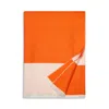 Pratesi Marca Decorative Throw Blanket In Orange