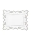Pratesi Marrakesh Boudoir Sham In Silver