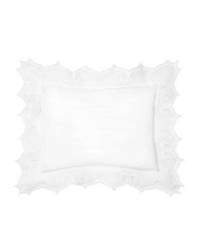 Pratesi Marrakesh Boudoir Sham In White