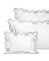 Pratesi Marrakesh Boudoir Sham In White/sterling