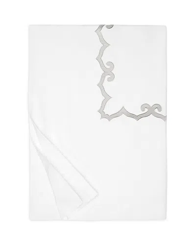 Pratesi Marrakesh Pique Blanket Cover, Full Queen In White