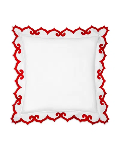 Pratesi Marrakesh Pique Continental Euro Sham In White