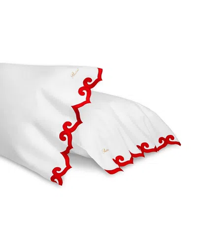 Pratesi Marrakesh Standard Pillowcase Set In Red