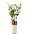 Pratesi Narcisa Small Vase, 9h In White