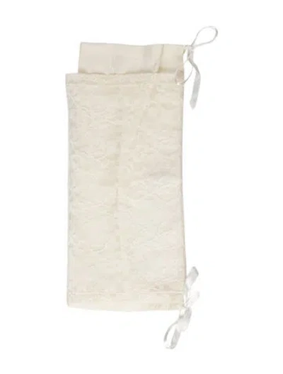 Pre-owned Pratesi Neckroll Sham In Neutral