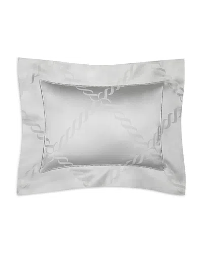 Pratesi Ori Treccia Boudoir Sham In Sterling