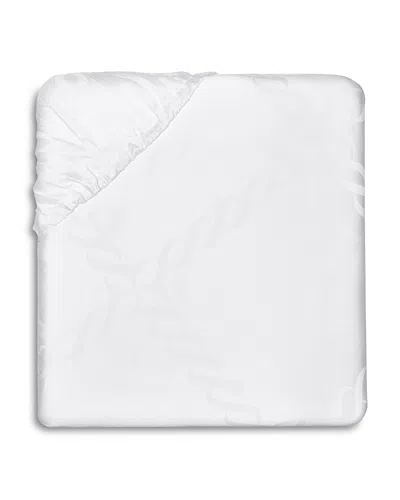 Pratesi Ori Treccia Fitted Sheet, Twin In White