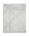 Pratesi Ori Treccia Flat Sheet, Full Queen In Sterling