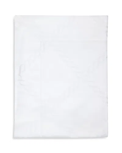 Pratesi Ori Treccia Flat Sheet, Twin In White