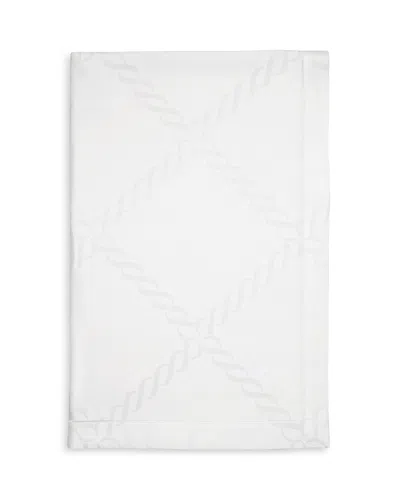 Pratesi Ori Treccia Oblong Tablecloth, 70 X 126 In White