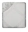 Pratesi Ori Treccia Super King Fitted Sheet In Grey