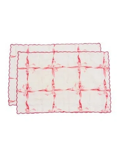 Pre-owned Pratesi Pair Of Cotton Pillow Cases In White