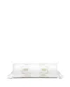 Pratesi Paolina Neckroll Sham In White/sage