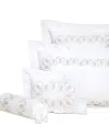 Pratesi Paolina Sham, Standard In White/sage