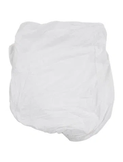 Pre-owned Pratesi Paradise Fitted Sheet In White