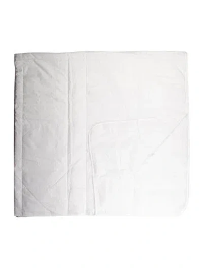 Pre-owned Pratesi Paradise Quiltino Queen Coverlet W/ Tags In White