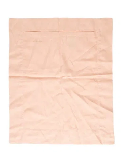 Pre-owned Pratesi Pillow Sham In Orange