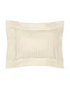 Pratesi Raso Rigato Boudoir Sham In Beige
