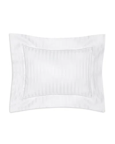 Pratesi Raso Rigato Boudoir Sham In White