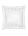 Pratesi Raso Rigato Continental Euro Sham In White