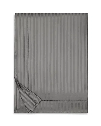 Pratesi Raso Rigato Duvet Cover, Twin In Gray