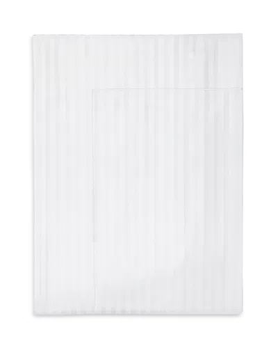 Pratesi Raso Rigato Flat Sheet, King In White