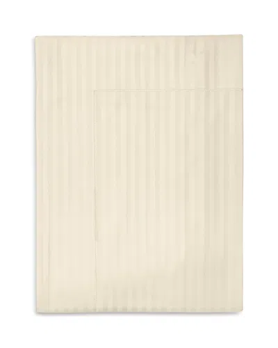 Pratesi Raso Rigato Flat Sheet, Twin In Brown