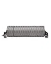 Pratesi Raso Rigato Neck Roll Sham In Charcoal