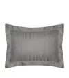 Pratesi Raso Rigato Pillowcase In Grey
