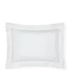 Pratesi Raso Rigato Pillowcase In White