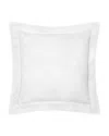 Pratesi Cotton Romanica Square Pillowcase In White