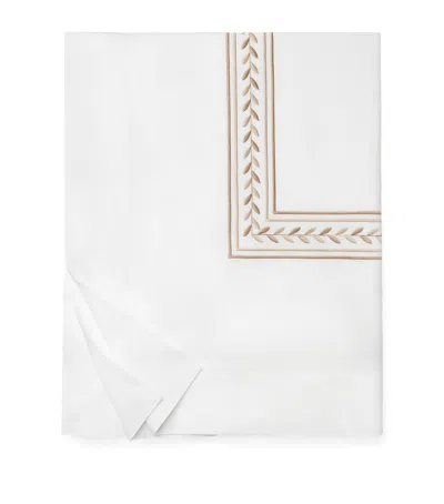 Pratesi Silk-cotton Impero King Duvet Cover In White