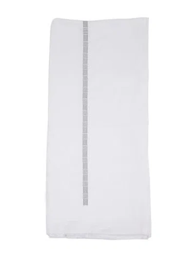 Pre-owned Pratesi Throw Blanket In White