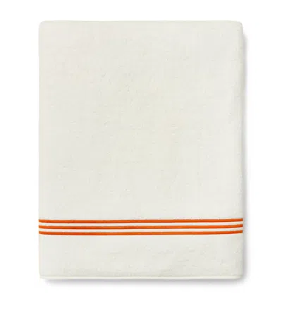 Pratesi Tre Righe Bath Sheet In White