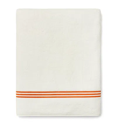 Pratesi Tre Righe Bath Towel In White