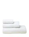 Pratesi Tre Righe Bath Towel In White/white