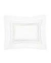 Pratesi Tre Righe Boudoir Sham In White/sage