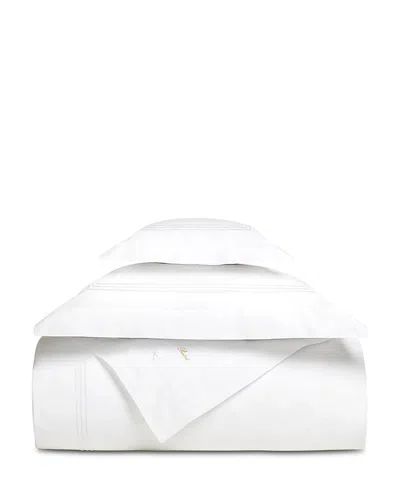 Pratesi Tre Righe Duvet Cover, Full Queen In White